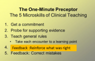 (Microskill 4: Reinforce what was done well (five microskills for clinical teaching