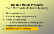 (Microskill 5: Correct mistakes  (Five microskills for clinical teaching